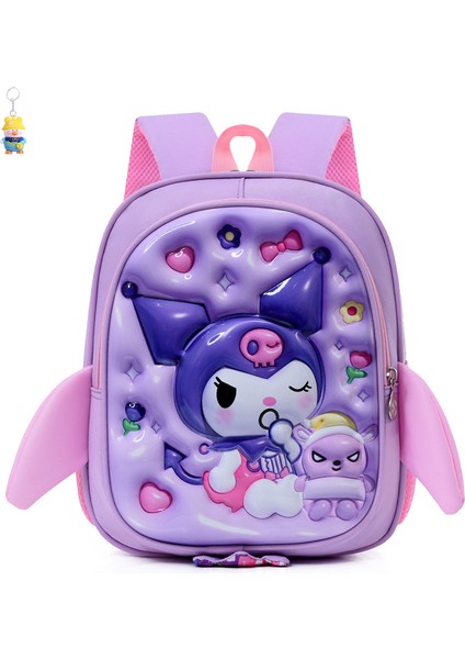 Okul Çantası Erkek Kız Sırt Çantası Karikatür Sevimli Çocuk Sırt Çantası 3D Sert Kabuk Okul Çantası (Yurt Dışından)