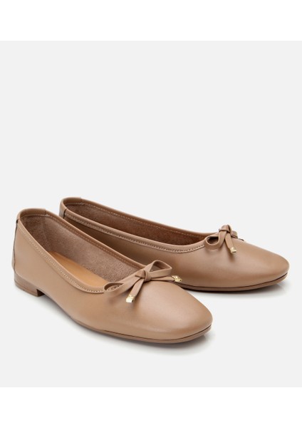 01AYH304470A330 KADIN Deri Bej Babet