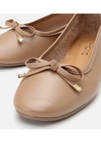 01AYH304470A330 KADIN Deri Bej Babet