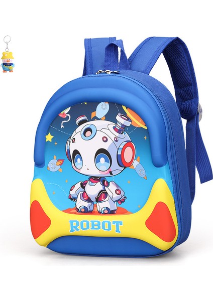 Anaokulu Okul Çantası Kız Hayvan Bebek 3-5-6 Yaş Küçük ve Orta Sınıf Su Geçirmez Üç Boyutlu Çocuk Sırt Çantası (Yurt Dışından)
