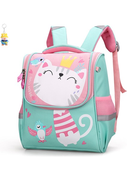 Anaokulu Okul Çantası Erkek Dinozor Bebek Uzay Sırt Çantası 3-5-6 Yaş Sevimli Çocuk Kız Hafif Sırt Çantası (Yurt Dışından)