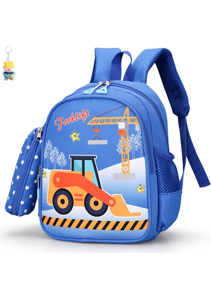 Okul Çantası Küçük Çocuk 3-5-6 Yaş Bebek Sırt Çantası Mühendislik Aracı Araba Sırt Çantası (Yurt Dışından)