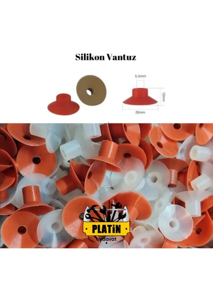 Vakum Vantuzu Silikon 25*10*5,5