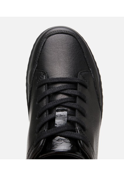 01AYH306590A100 KADIN Deri Siyah Comfort Spor Ayakkabı