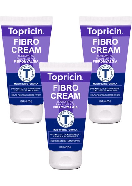 Fibro Cream 3 Adet Ağrılarınıza 50 ml Teskin Kremi