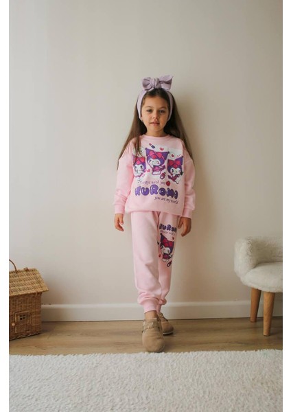 Karakterli Kız Çocuk Ikili Eşofman Takımı