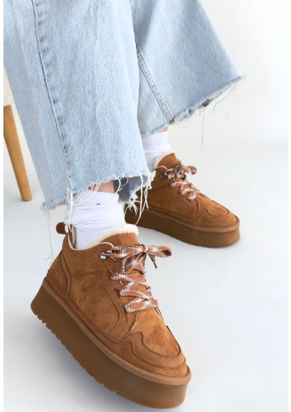 Muden Premium Taba Süet Bağcıklı Bot modelleri