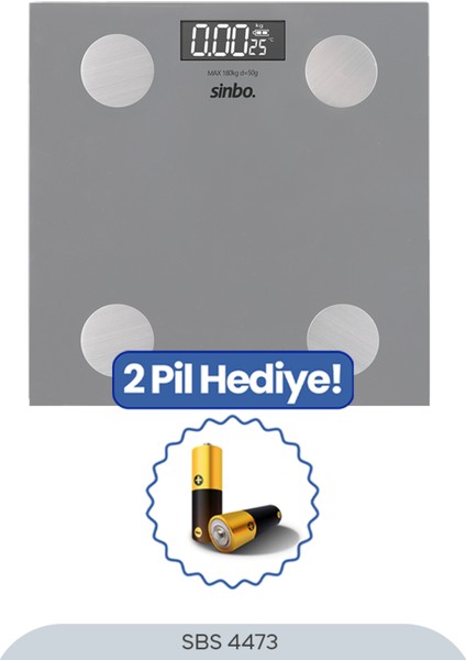 Yağ Ölçer Fonksiyonlu Baskül SBS-4473 fiyatları