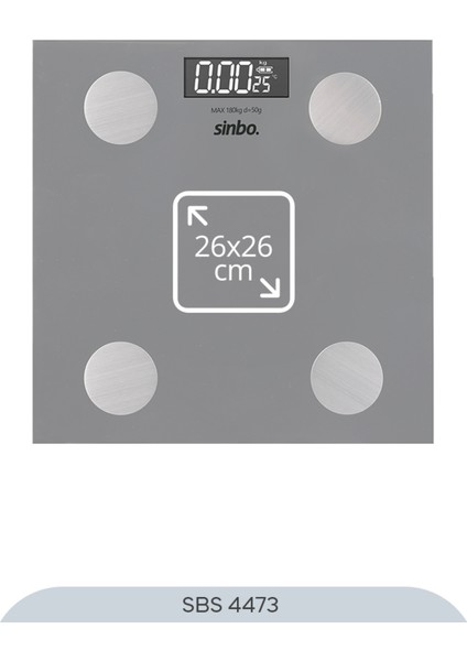 Yağ Ölçer Fonksiyonlu Baskül SBS-4473 modelleri