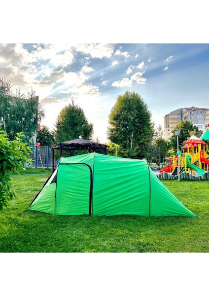 Family 4 Kişilik Çadır - Argeus - Çift Tenteli Çadır - Aile Çadırı - ARG-202 - Geniş Bagajlı modelleri