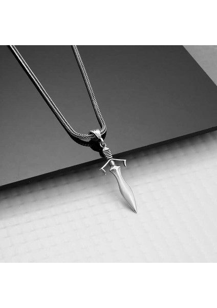 925 Ayar Gümüş Kılıç Erkek Gümüş Kolye (BC-78F904) fiyatları