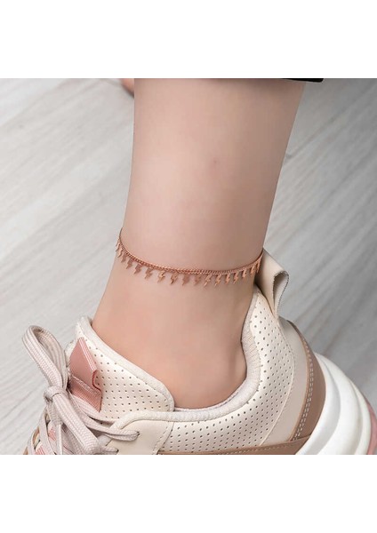 925 Ayar Gümüş Rose Şimşek Halhal (BC-20B2CB) fiyatları