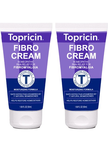 Fibro Cream 2 Adet Ağrılarınıza 50 ml Teskin Kremi