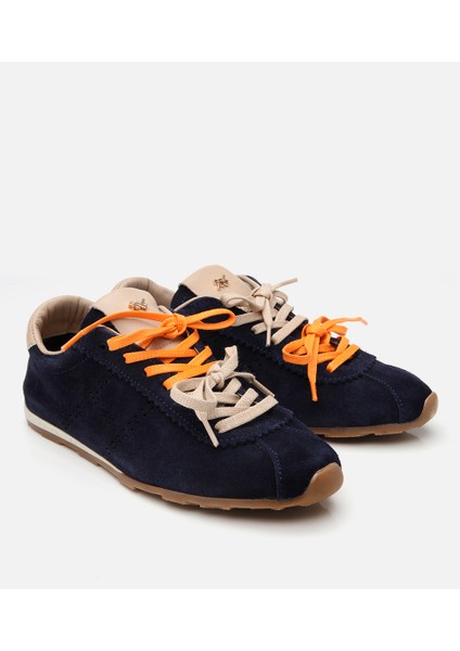 01AYH308940A680 KADIN Süet Deri Lacivert Spor Ayakkabı