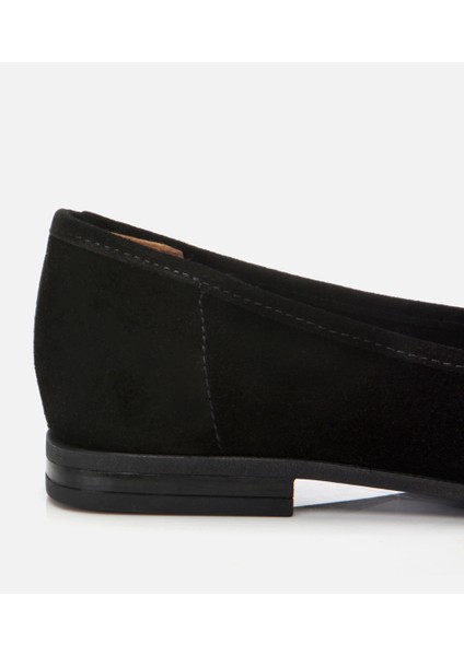 01AYH308850A100 KADIN Süet Deri Siyah Babet