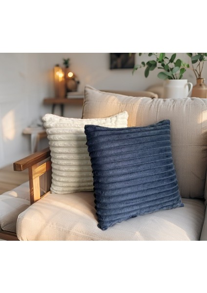 Ikili Kadife Yastık - Yumuşak ve Şık Dekoratif Yastık