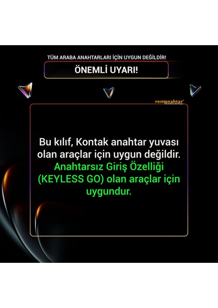 Clio4 Captur 4 Buton Smart Nano Anahtar Kılıfı Siyah modelleri