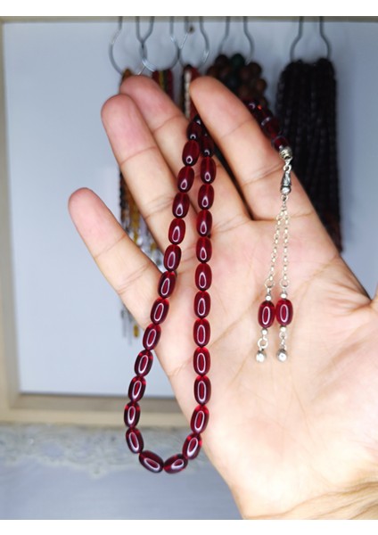 Çift Sallantılı Püskül Ateş Kehribar modelleri