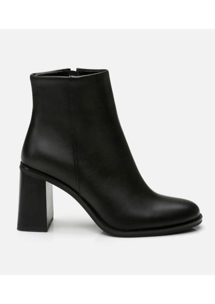 01BOH295370A100 SIYAH Kadın Topuklu Bot