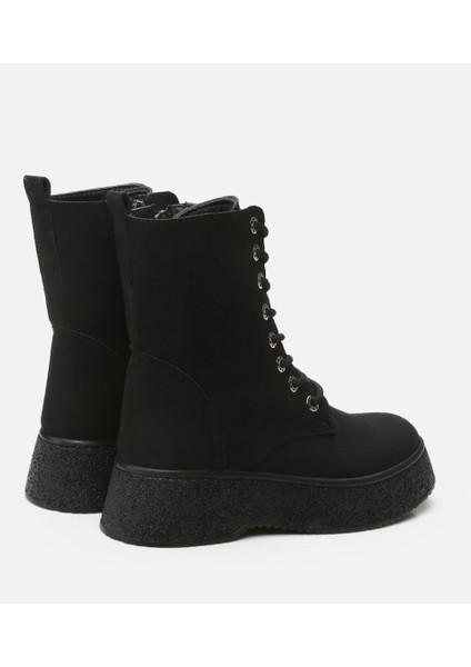 01BOH295310A100 SIYAH Kadın Düz Bot