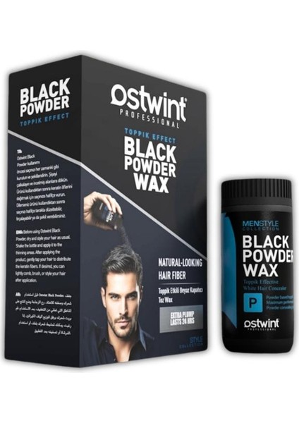 Professional Siyahlaştırıcı Şekil Verici Topik Etkili Pudra Wax 20 gr