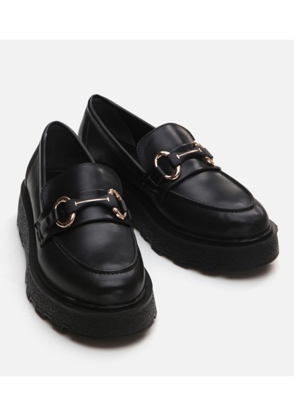 Siyah Kadın Loafer
