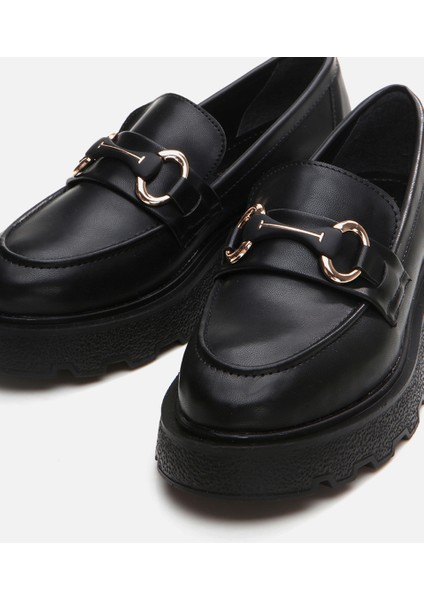 Siyah Kadın Loafer