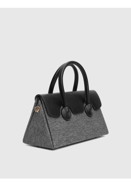 Fausta Siyah Kadın El Çantası