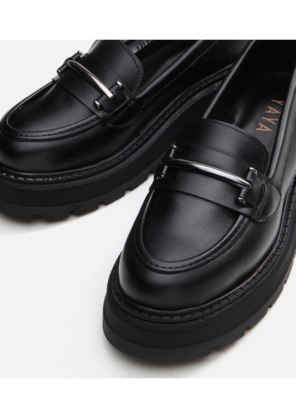 Siyah Kadın Loafer