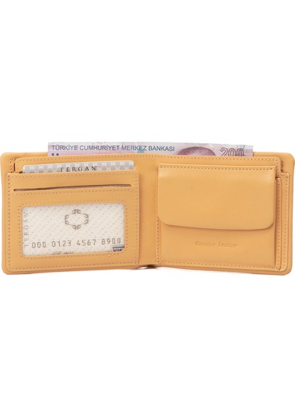 Sarı Hakiki Deri Erkek Cüzdan - S1CE00001590-J7G fiyatları