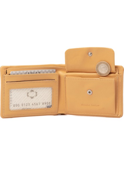 Sarı Hakiki Deri Erkek Cüzdan - S1CE00001590-J7G modelleri