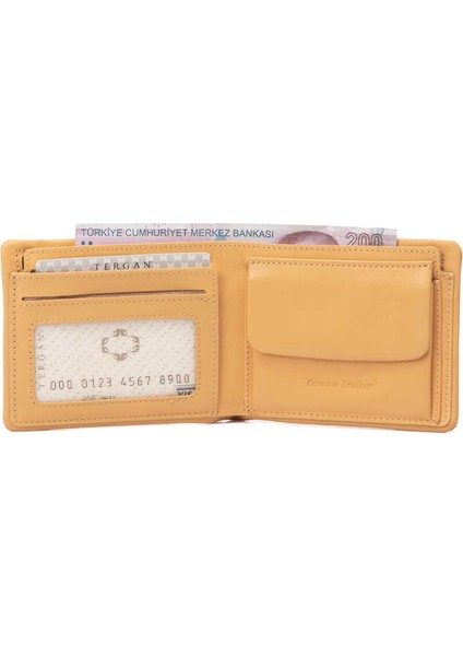 Sarı Hakiki Deri Erkek Cüzdan - S1CE00001590-J7G indirimleri
