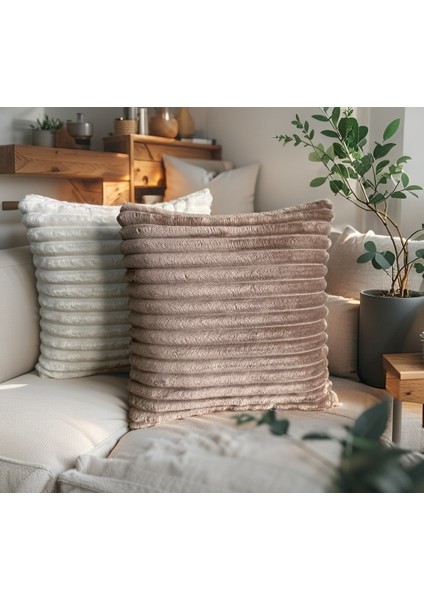 Ikili Kadife Yastık - Yumuşak ve Şık Dekoratif Yastık