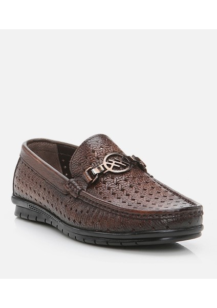 Erkek Deri Kahverengi Loafer