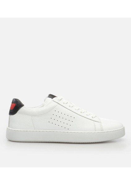 02Ayh281530A900 Hakıkı Deri Beyaz Erkek Spor Ayakkabı