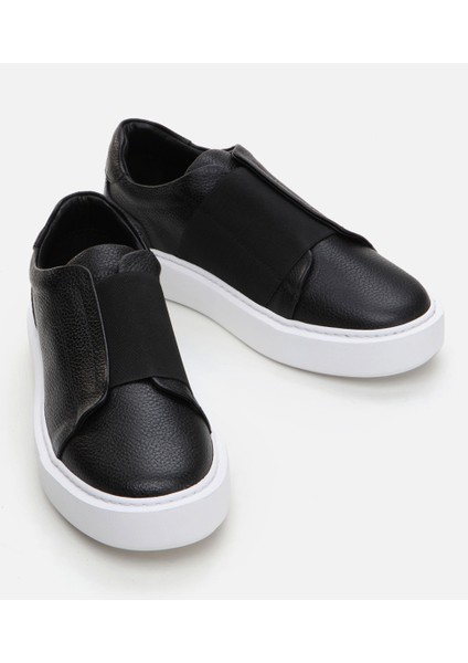 Erkek Deri Siyah Günlük Ayakkabı