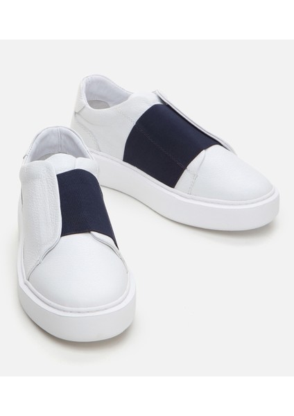 Erkek Deri Beyaz Günlük Ayakkabı