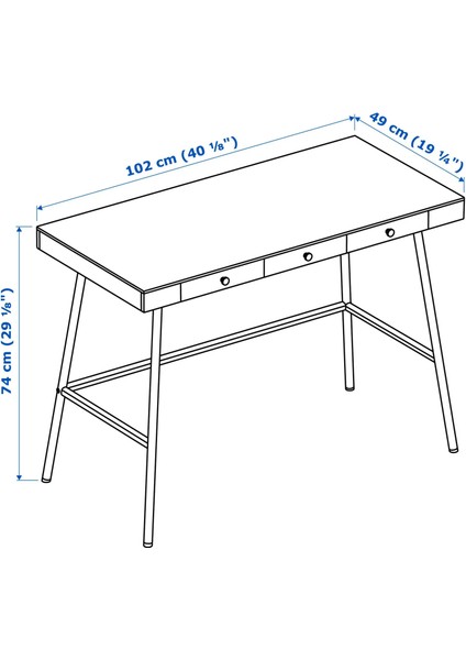 Lıllasen Çalışma Masası Bambu 102X49 cm fiyatları