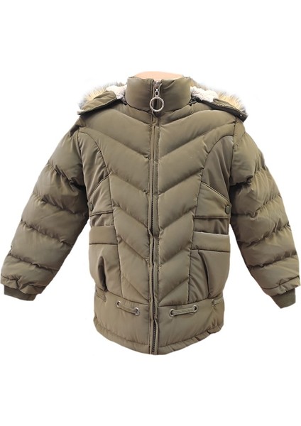 Kız Çocuk Içi Peluş Astarlı Çıkarılabilir Kapüşonlu Su Geçirmez Mont Kaban 3020 fiyatları