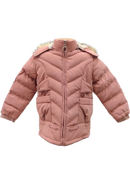 Kız Çocuk Içi Peluş Astarlı Çıkarılabilir Kapüşonlu Su Geçirmez Mont Kaban 3020 fiyatları