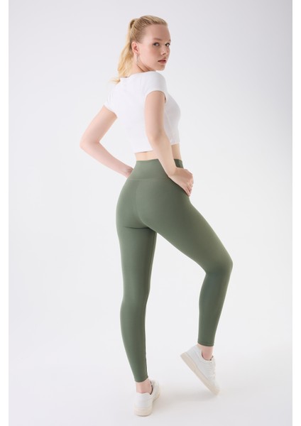 Imaj 490 Yeşil Renk Toparlayıcı ve Extra Esnek Etkili Normal Bel Tayt fiyatları