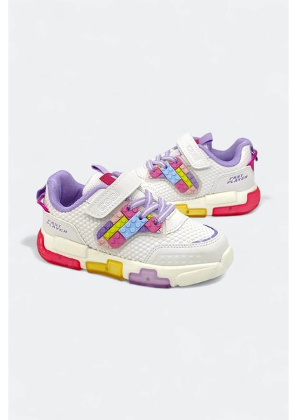 Heros Işıklı Ortopedik Mor Kız Çocuk Sneaker