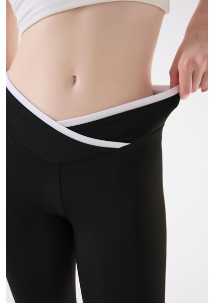 Imaj 489 Siyah Renk Toparlayıcı ve Extra Esnek Etkili Normal Bel Tayt modelleri