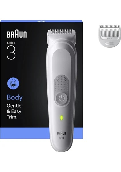 Vücut Tıraş Makinesi Series 3, +2 Aksesuar, Su Geçirmez, BG3500