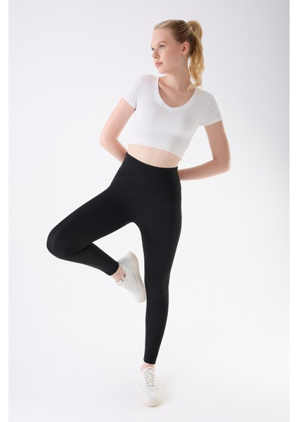 Imaj 490 Siyah Renk Toparlayıcı ve Extra Esnek Etkili Normal Bel Tayt fiyatları