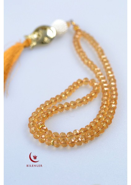 Hediyelik Mevlitlik Kristal Tesbih 99'lu Lale Imameli 1 Adet