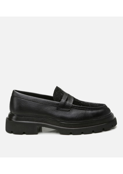 Masters 02ayh292200a100 Deri Siyah Erkek Loafer