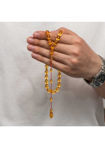 Sıkma Kehribar Tesbih (Bc-1dbba2)