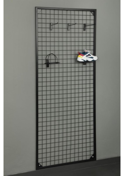 Sık Telli Tel Raf 60 cm 60*200-SIYAH