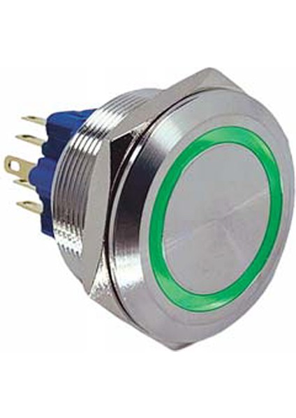 30 mm Halka Ledli (Buton) IP65 24V Beyaz